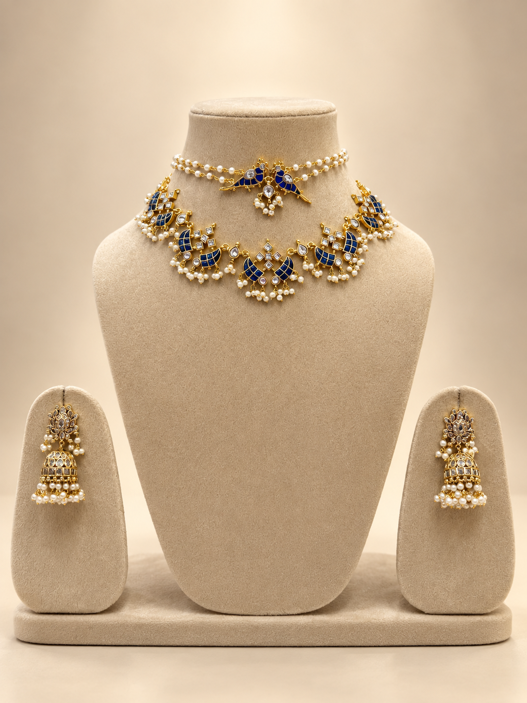 Neelam Parrot Choker Set