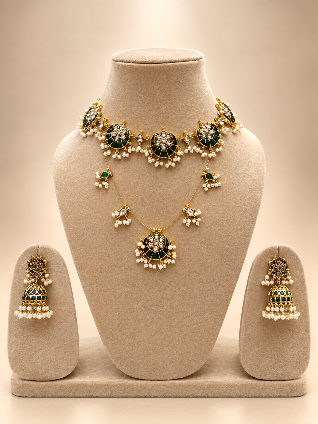 Green Jadau Set