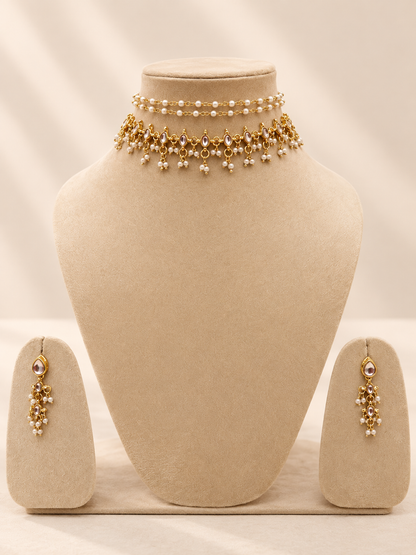 Diya Pearl Choker