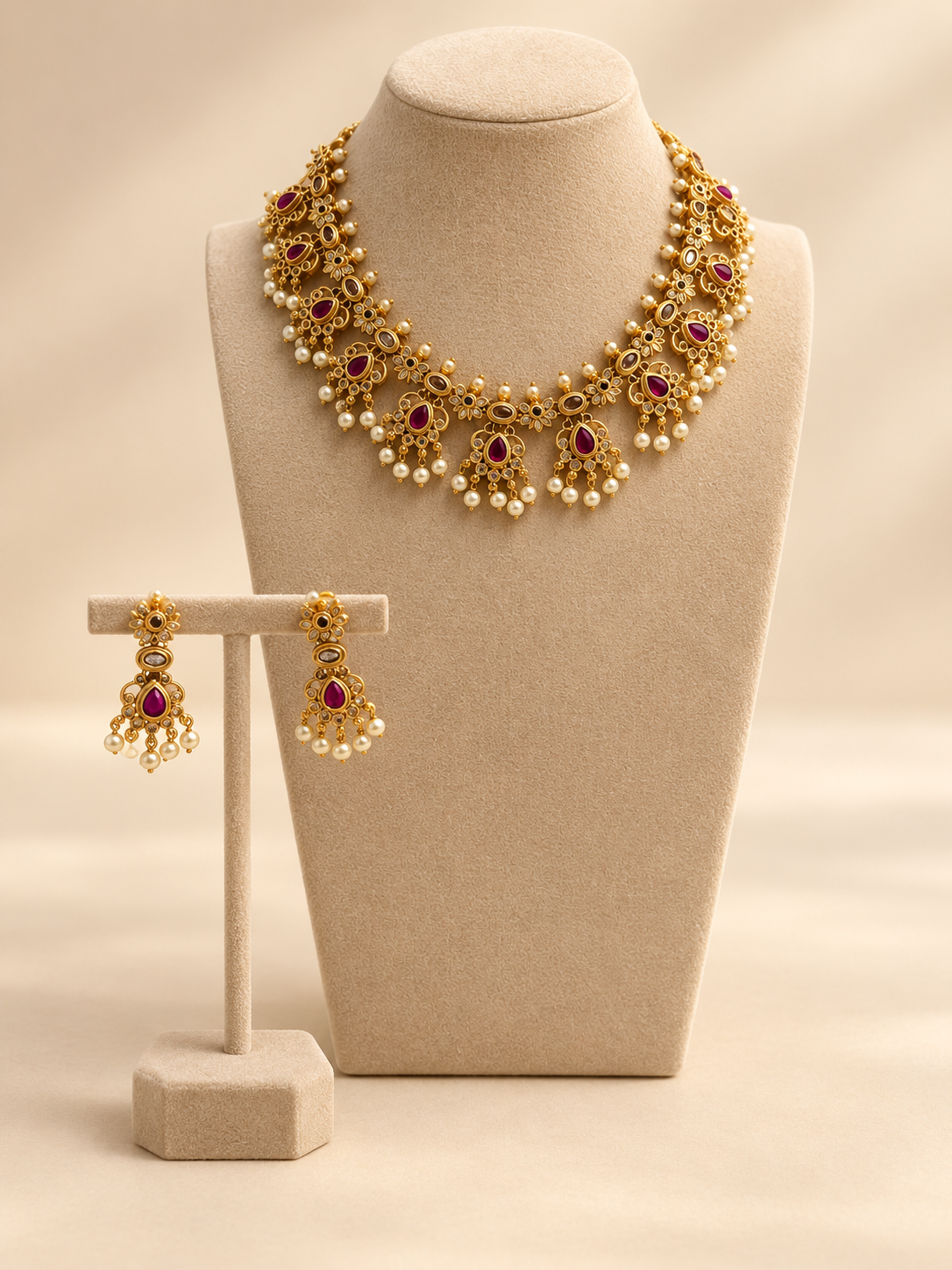 Ruby Cascade Set