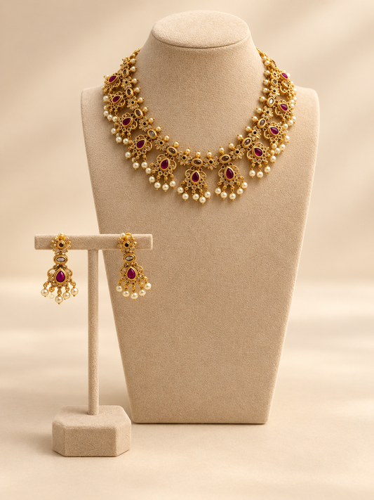Ruby Cascade Set