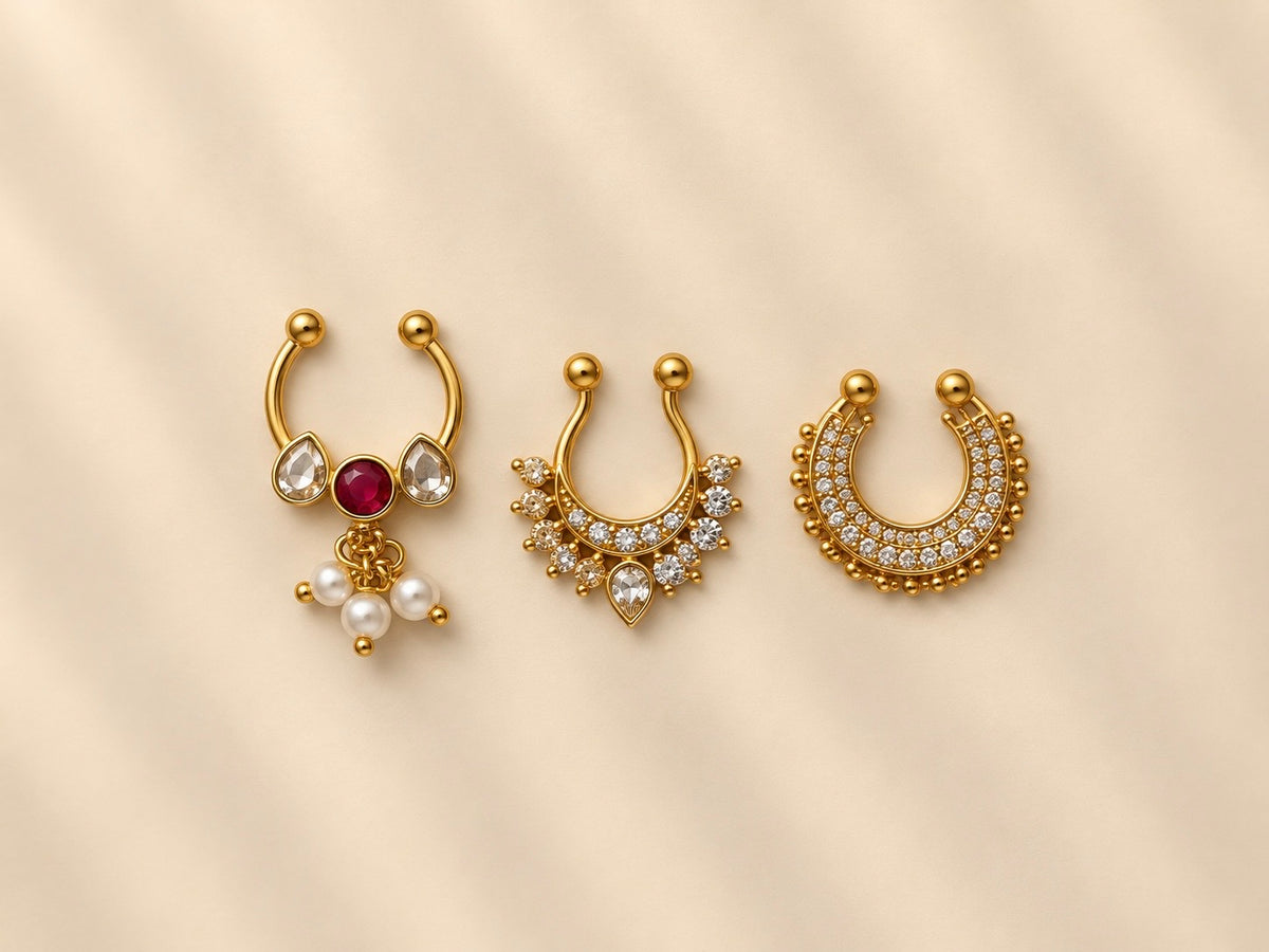 Set of 3 - Septal Nose Ring