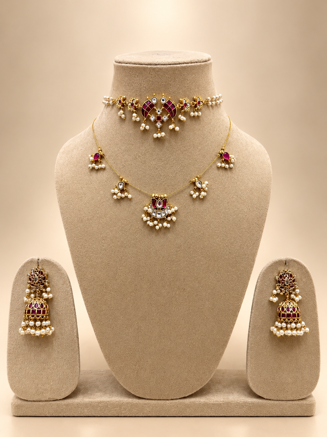 Ruby Choker Set