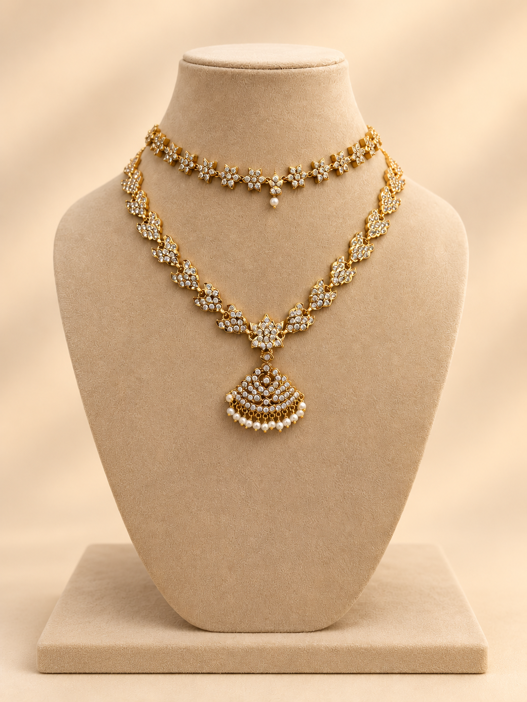Impon Choker with Necklace