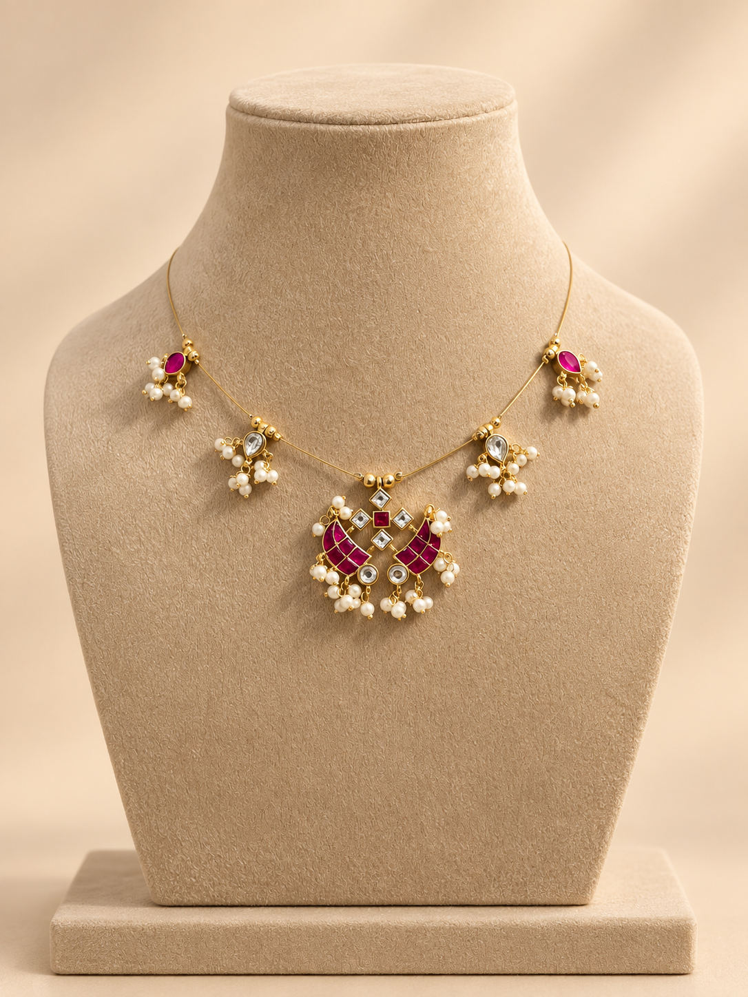 Ruby Jadau Invisible Chain