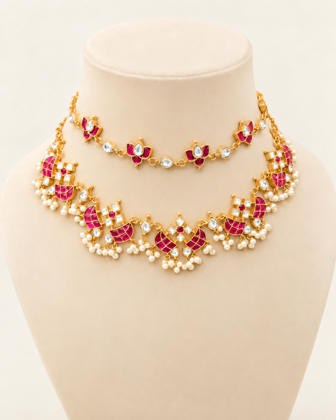 Roselle Scallop Ensemble — Pink