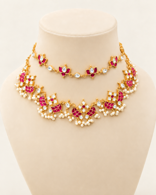 Roselle Scallop Ensemble — Pink