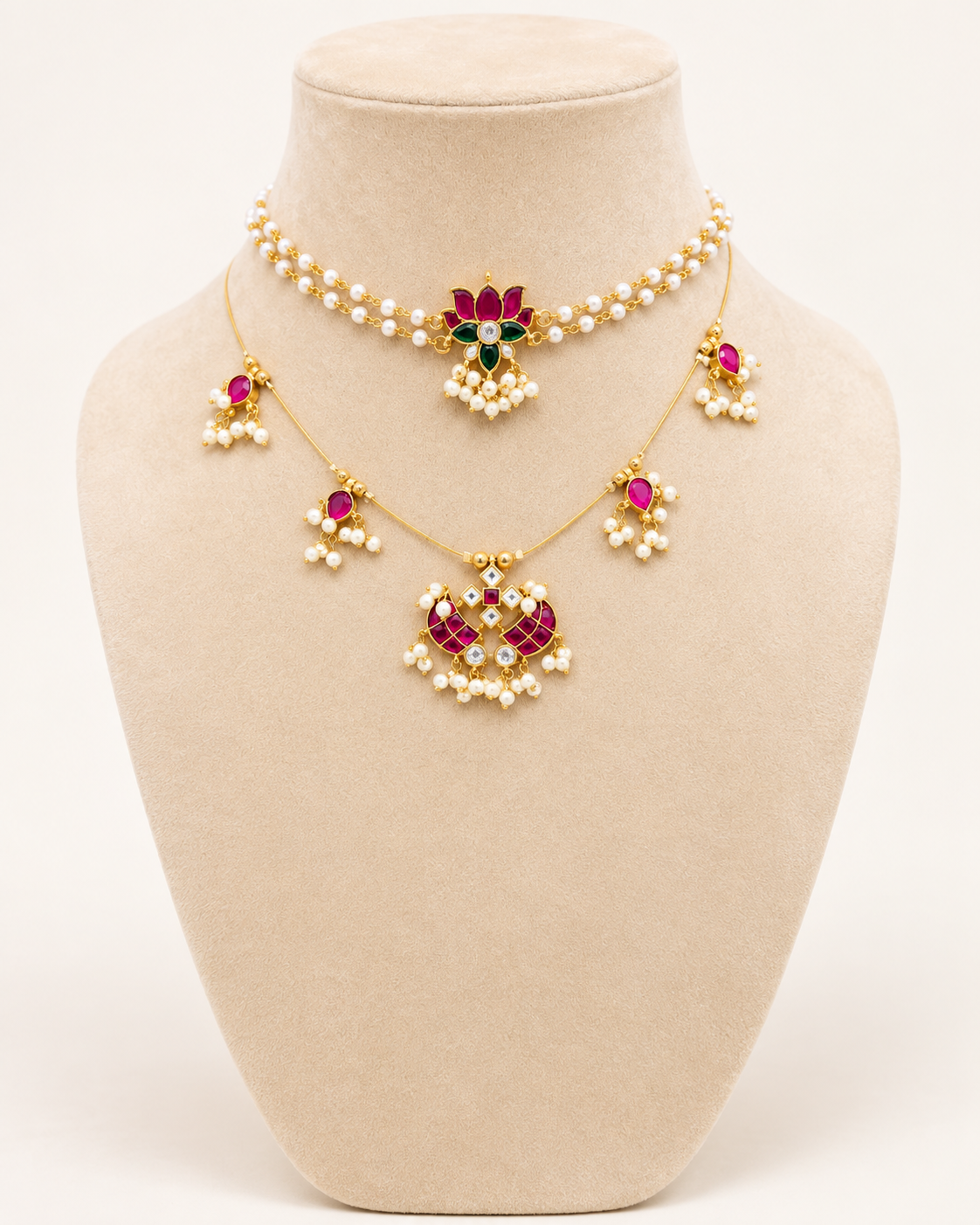 Padma Lotus Ensemble — Pink & Green