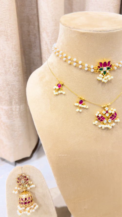 Padma Lotus Ensemble — Pink & Green