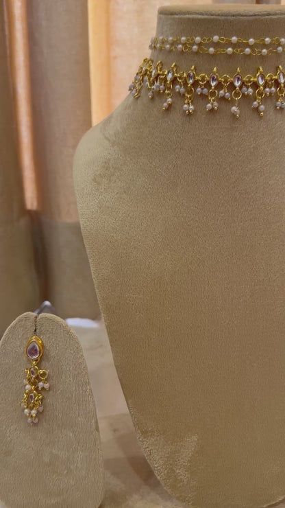 Diya Pearl Choker